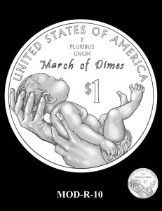 March of Dimes Silver Dollar Design Candidate MOD-R-10