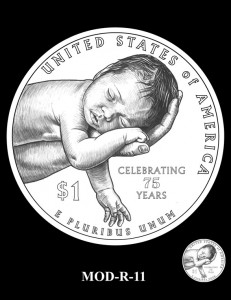 March of Dimes Silver Dollar Design Candidate MOD-R-11