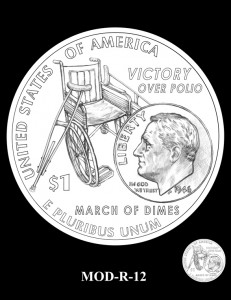 March of Dimes Silver Dollar Design Candidate MOD-R-12