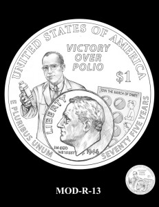 March of Dimes Silver Dollar Design Candidate MOD-R-13