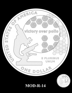 March of Dimes Silver Dollar Design Candidate MOD-R-14