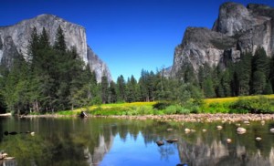 View of El Capitan in Yosemite National Park