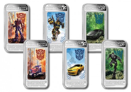 Transformers 4 Lenticular Silver Coins