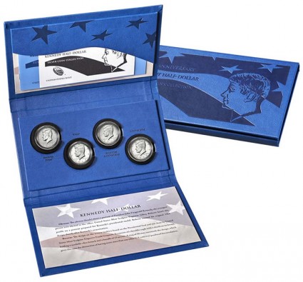 50th Anniversary Kennedy Half-Dollar Silver Coin Collection