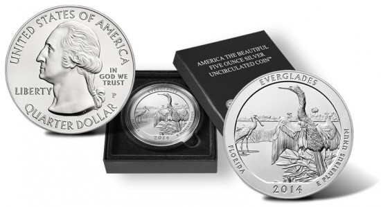 2014 Everglades 5 Ounce Silver Coins Available | SCT