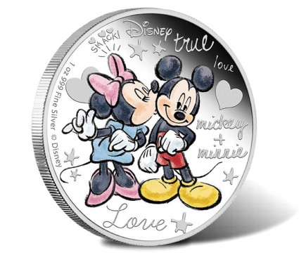 2015 Proof Disney Crazy in Love Silver Coin