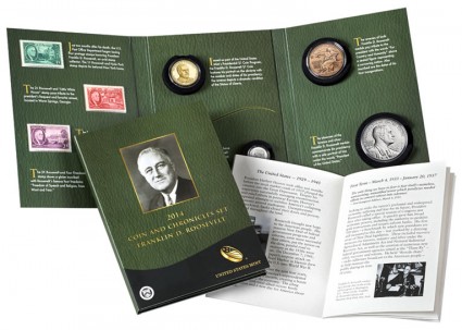 2014 Franklin D. Roosevelt Coin and Chronicles Set