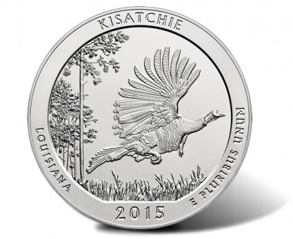 2015 Kisatchie National Forest 5 Oz. Silver Coin