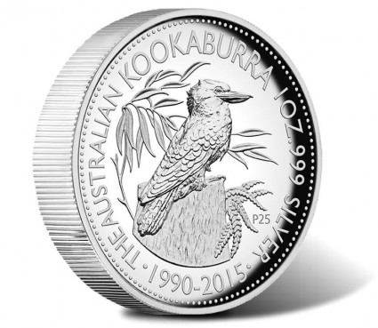 2015 Australian Kangaroo High Relief Silver Proof Coin