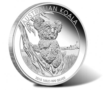 2015 $30 Australian Koala 1 Kilo Silver Coin