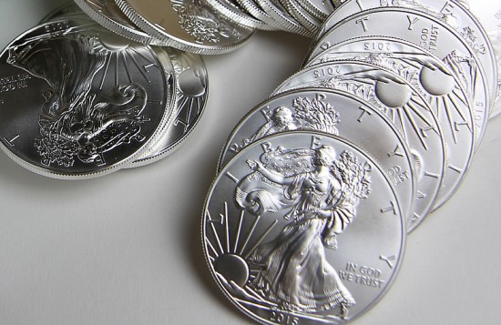 2015 American Eagle silver bullion coins