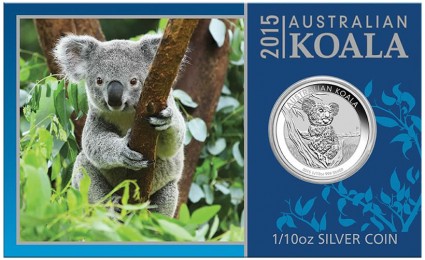 2015 Koala Silver Coin in Card