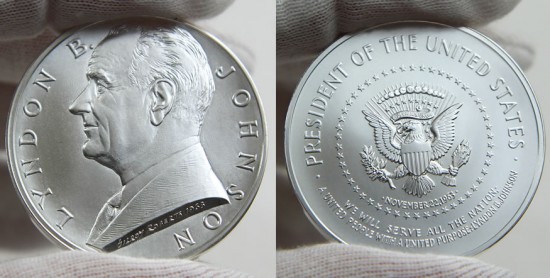 LBJ Silver Medal
