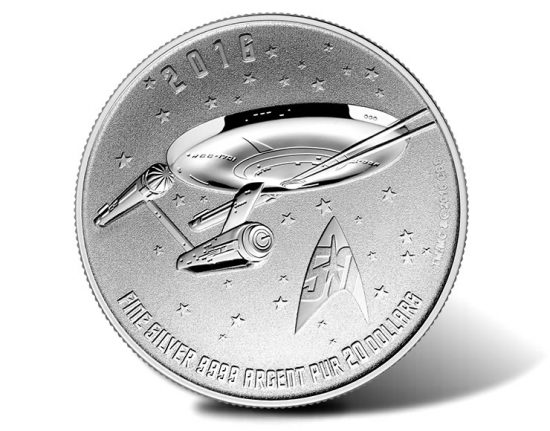 2016 $20 for $20 Star Trek Silver Coin