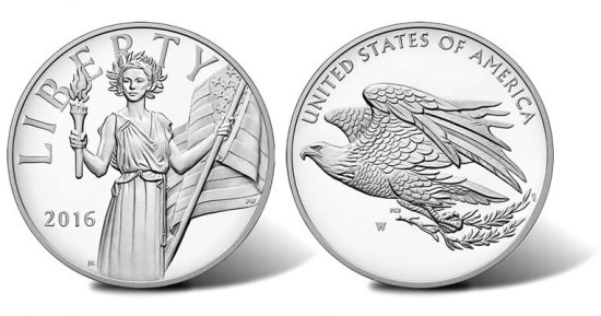 2016 American Liberty Silver Medal Obverse and Reverse