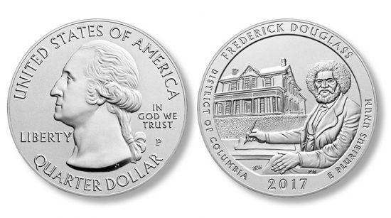 2017-P Frederick Douglass Five Ounce Silver Uncirculated Coin