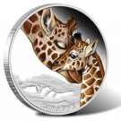 2014 Giraffe  Silver Coin Third in Mother’s Love Series