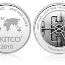 2010 Kitco 1 oz Silver Round Features Security Vault Design