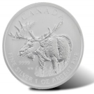 2012 Moose Silver Coin Fourth in Canadian Wildlife Series