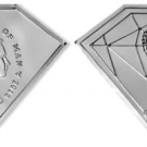 Queen’s Diamond Jubilee Silver Coin in Diamond Gemstone Shape