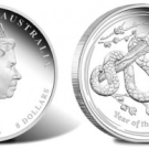 2013 Year of the Snake 5 Ounce of Silver Proof Coin