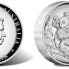 2013 Australian Koala High Relief Silver Coin