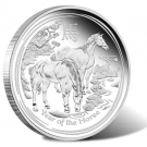 2014 Year of the Horse Silver Coin in Five Ounces