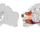2014 Australian Map Shaped Koala Silver Coin Released