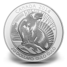 2014 Wolverine Silver Coin Ends Untamed Canada Series