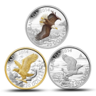2014 $20 Bald Eagle Silver Coins in Canadian Mint Subscription