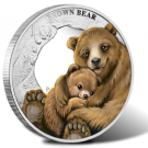 2014 Brown Bear Silver Coin Fourth in Mother’s Love Series