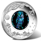 2014 Australian Opal Masked Owl Silver Coin Sixth in Series