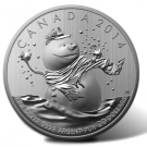 2014 $20 Snowman Silver Coin at Face Value