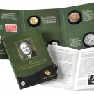 Franklin D. Roosevelt Stamps, Coins and Silver Medal in Set