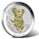 2015 Australian Gilded Koala Silver Coin Released