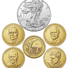 2015 Annual Uncirculated $1 Coin Set Includes Silver Eagle