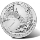 2015-P Blue Ridge Parkway 5 Ounce Silver Coin for Collectors