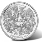 Canadian 2014 $200 Towering Forests Silver Coin for Face Value