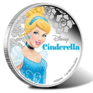 Disney’s Cinderella Depicted on 1 Oz Silver Coin