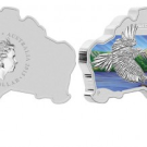 2015 Australian Map Shaped Wedge Tailed Eagle Silver Coin Released