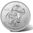 2016 $20 T-Rex Silver Coin Sold at Face Value